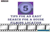 5 tips for an easy search for a house filming location