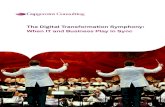 The digital transformation symphony   when it and business play in sync