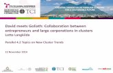 TCI 2014 David meets Goliath: Collaboration between entrepreneurs and large corporations in clusters