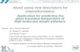 About using new descriptors for cheminformatics