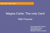 Magna Carta, universal card project
