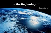 In the Beginning...