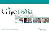 Give India Payroll Giving Programme