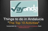 Top 10 activities in Andalucia, Spain