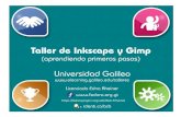 Gimp e Inkscape adaptado para elearning Galileo