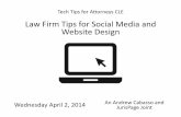 Social Media and Website Design Tips for Lawyers