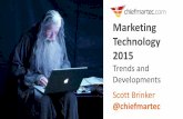 The MarTech Landscape 2015: Trends en verschuivingen: Scott Brinker