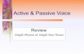 Passive review present past