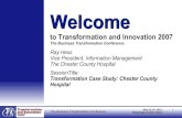 Transformation Case Study: Chester County Hospital