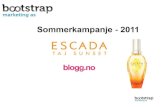 ESCADA -  Sommerkampanje 2011 på blogg.no