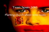 Spain team presentation 080310