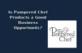 Is pampered chef products a good business opportunity