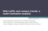 Web Traffic and Campus Trends: A Multi-Institutional Analysis