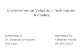 Environmental valuation techniques   a review