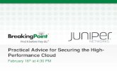 BreakingPoint & Juniper RSA Conference 2011 Presentation: Securing the High Performance Cloud