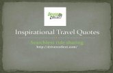 35 Best Inspirational Travel Quotes - DriverCollect
