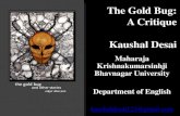 The Gold Bug: A Critique by Kaushal Desai