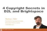4 Copyright Secrets in D2L - Brightsapce Illinois Ignite 2014