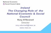 Ireland, the changing role of the National Economic & Social Council - Rory O'Donnell