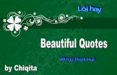 Beautiful Quotes -   Danh Ngon Hay