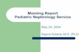 Morning Report Pediatric Nephrology Service