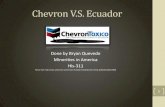 Chevron vs Ecuador
