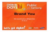 Brand you @digital days 07.10.13