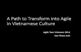 A path to transform into agile in vietnamese culture