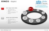 Balls on rings in circle process design 1 powerpoint presentation templates.