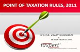 141122 point of taxation ppt _ Taxpert Professionals