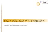 JMonitoring : How to keep an eye on more than 50 websites ? Joomla Beyond 2011
