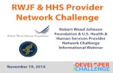 RWJF & HHS Provider Network Challenge Informational Webinar