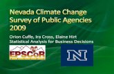 Nevada State Agency Climate Change Survey
