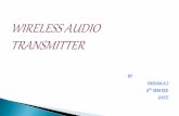 Wireless tv audio transmitter