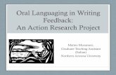 Oral Languaging in Writing Feedback