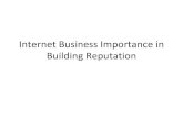 Internet business importance in building reputation