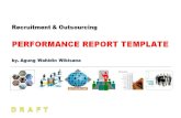 Recruitment & Outsourcing   Performance Report Template
