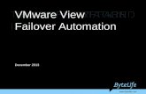 VMware View Failover - SOLVED