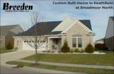 Breeden Construction Custom Home Heathfield, Columbus, Indiana