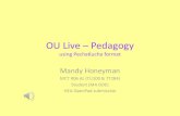 OU Live (synchronous online tutorials) pedagogy