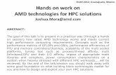 AMD technologies for HPC
