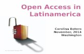 Open Access in Latin America - Carolina Botero