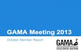 GAMA October Member Meeting Report