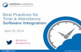 Best Practices for Time and Attendance Software Integration