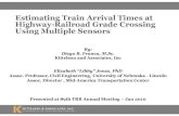 Train Arrival Times At Highway Railroad Grade Crossing