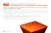 Orc Trading For Warrants Market Making