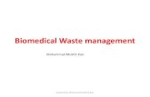 Ppt for staff training on biomedical waste mgmt