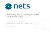 'Striving For Quality In One IT Landscape' by Fabian Scarano