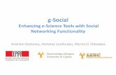 g-Social - Enhancing e-Science Tools with Social Networking Functionality