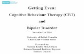 “Cognitive Behaviour Therapy (CBT) and Bipolar Disorder” with Dr. Nasreen Khatri